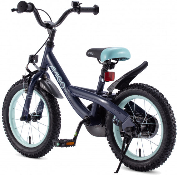 galaxy 18 inch 26,5 cm jongens terugtraprem donkerblauw