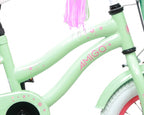 Amigo Flower 12 inch 21,5 cm meisjes terugtraprem groen