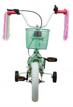 Amigo Flower 12 inch 21,5 cm meisjes terugtraprem groen