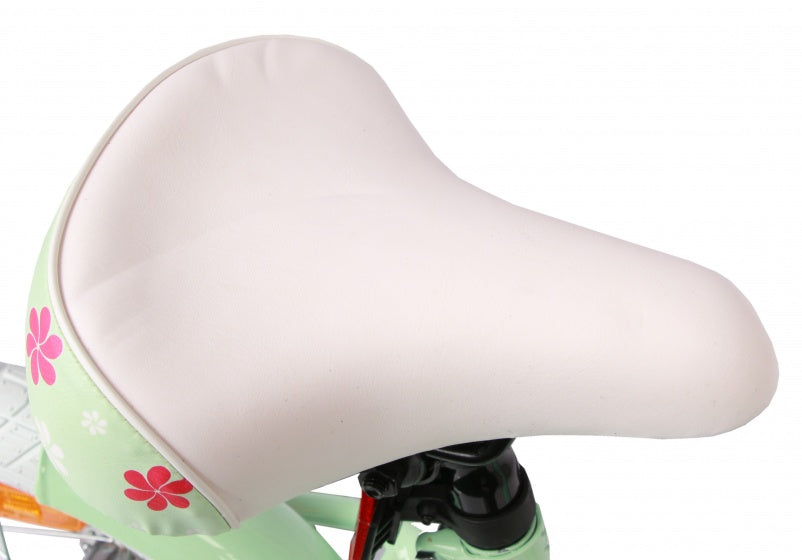 flower 14 inch 22 cm meisjes terugtraprem groen