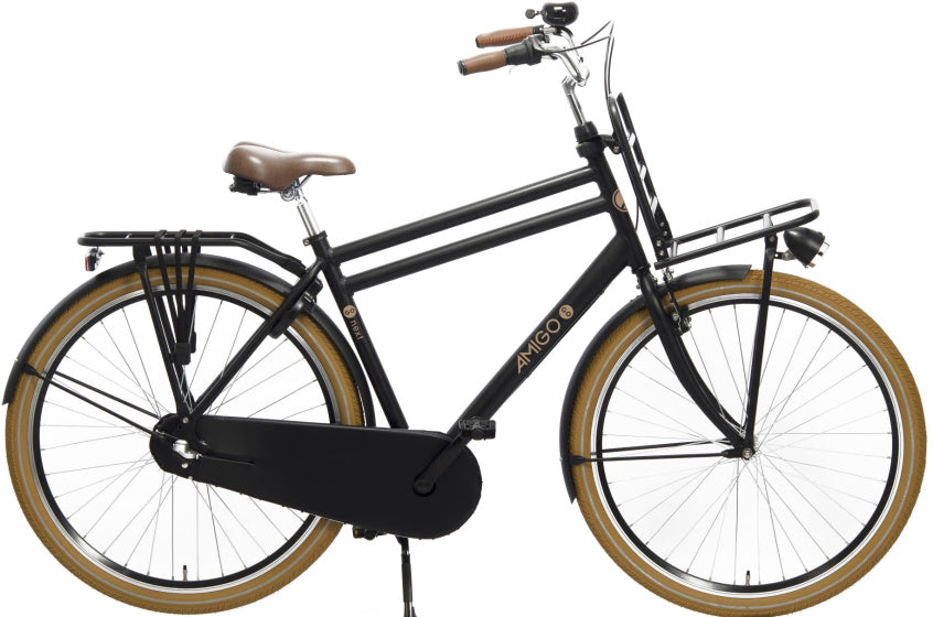 Go Next 28 Inch 54 cm Heren 3V Terugtraprem Matzwart