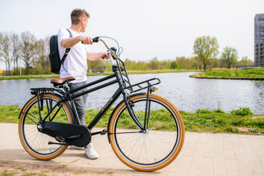 Go Next 28 Inch 54 cm Heren 3V Terugtraprem Matzwart