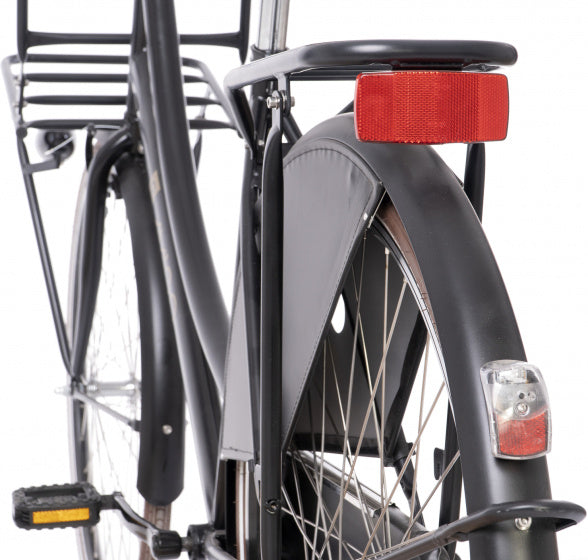 Go One 28 Inch 50 cm Dames Terugtraprem Matzwart