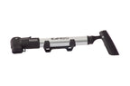 Amigo Hand-/fietspomp 7 Bar 28 cm zilver