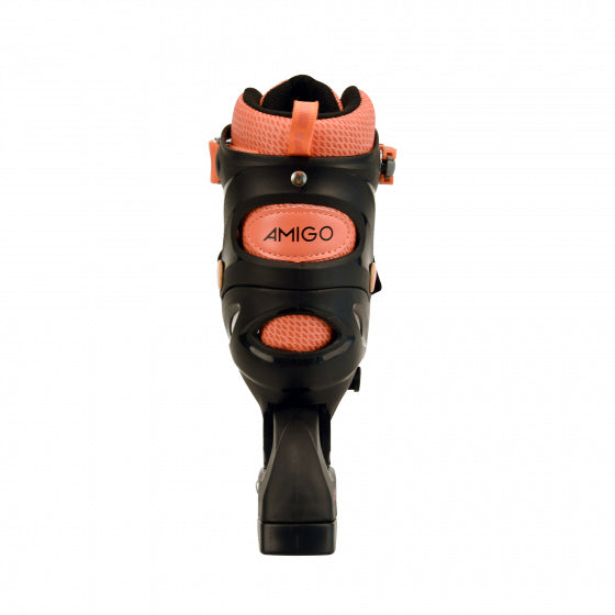 inlineskates Fuse junior polypropyleen zwart/oranje mt 34/37
