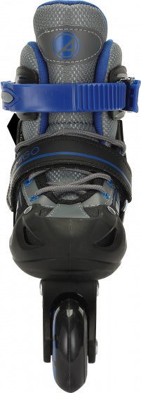 Amigo Inlineskates jongens polypropyleen zwart/blauw mt 30/33