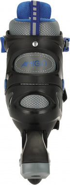 Amigo Inlineskates jongens polypropyleen zwart/blauw mt 30/33