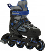 Amigo Inlineskates jongens polypropyleen zwart/blauw mt 30/33