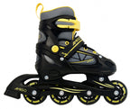 inlineskates Fuse junior polypropyleen zwart/geel mt 34/37