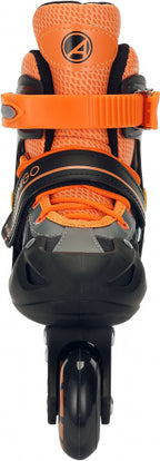 inlineskates Fuse junior polypropyleen zwart/oranje mt 30/33
