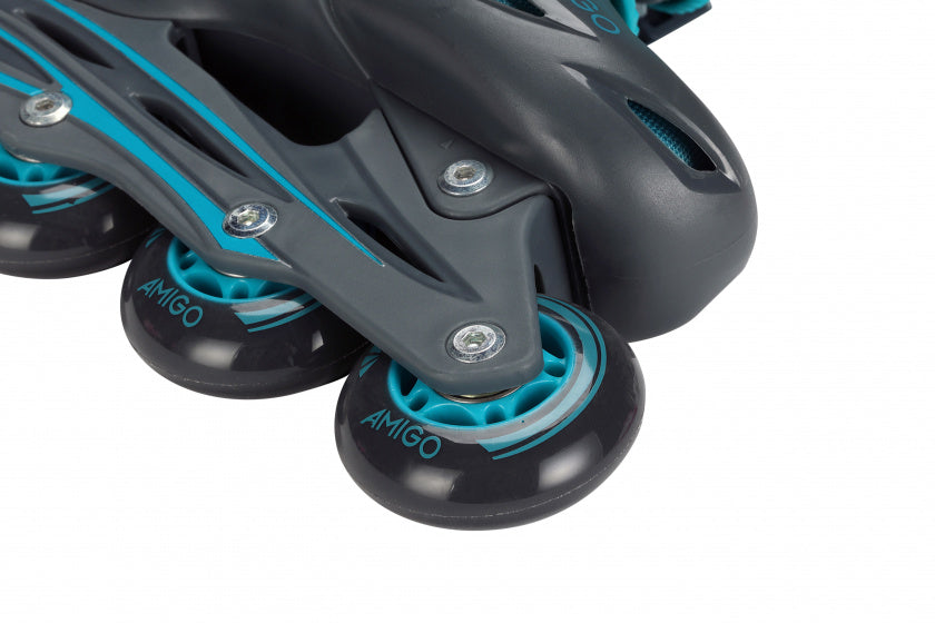 inlineskates Racer junior polypropyleen aqua mt 30/33