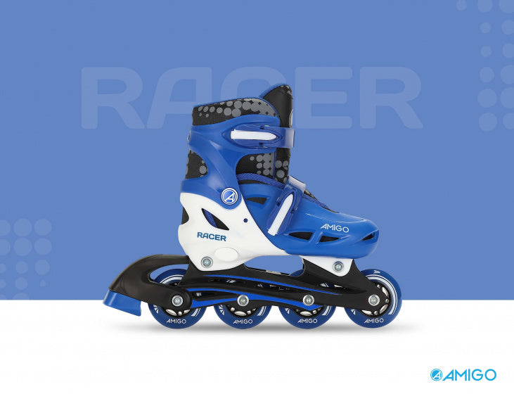 Amigo Inlineskates Racer junior polypropyleen blauw mt 34/37