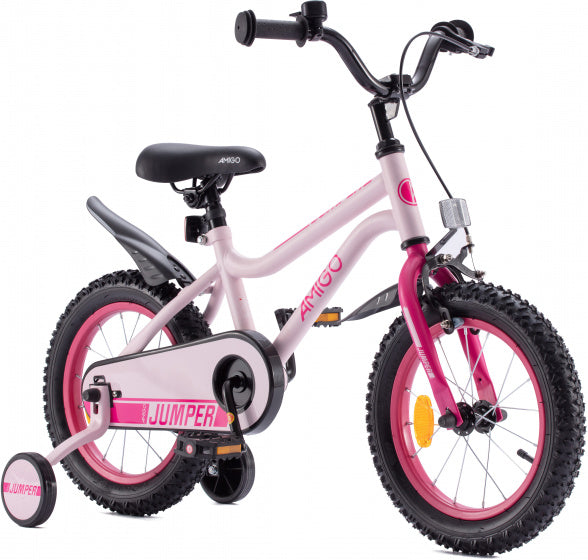 jumper 16 inch 25 cm meisjes terugtraprem roze