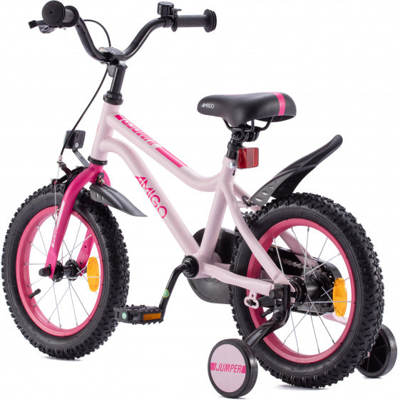 jumper 16 inch 25 cm meisjes terugtraprem roze