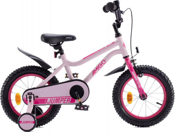 jumper 16 inch 25 cm meisjes terugtraprem roze