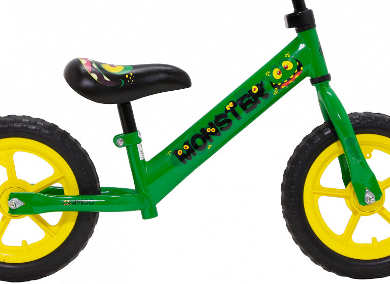 Amigo Monster 12 inch junior groen