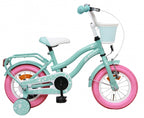 Amigo Lovely 12 inch 22 cm meisjes terugtraprem turquoise