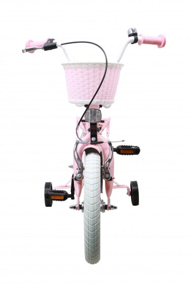 Amigo Lovely 14 inch 23 cm meisjes terugtraprem roze