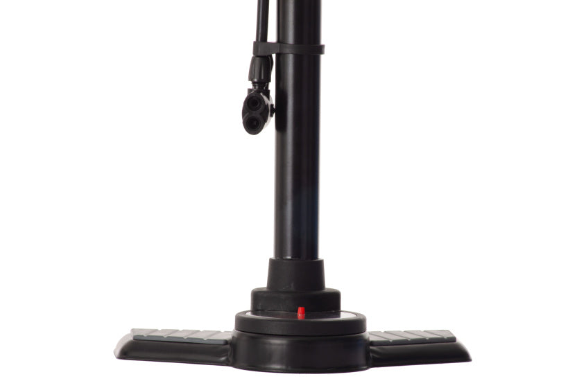 Amigo Luxe fietspomp met drukmeter 11 Bar 73 cm zwart