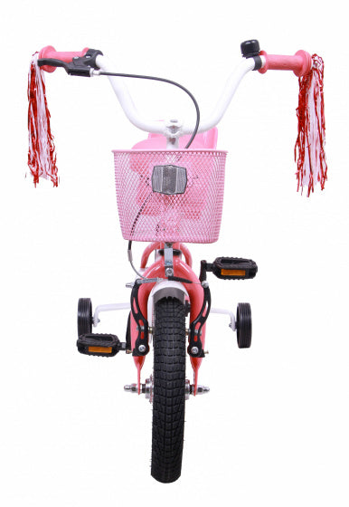 Amigo 12 Inch 21 cm Meisjes Terugtraprem Roze