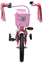 magic 14 inch 22 cm meisjes terugtraprem roze