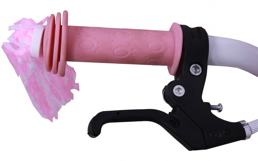 Amigo 14 Inch 22 cm Meisjes Terugtraprem Wit