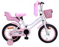 magic 16 inch 25 cm meisjes terugtraprem wit