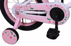 magic 16 inch 25 cm meisjes terugtraprem wit