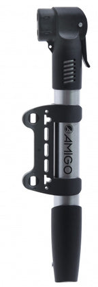 minipomp M1 28 cm 8 Bar aluminium grijs