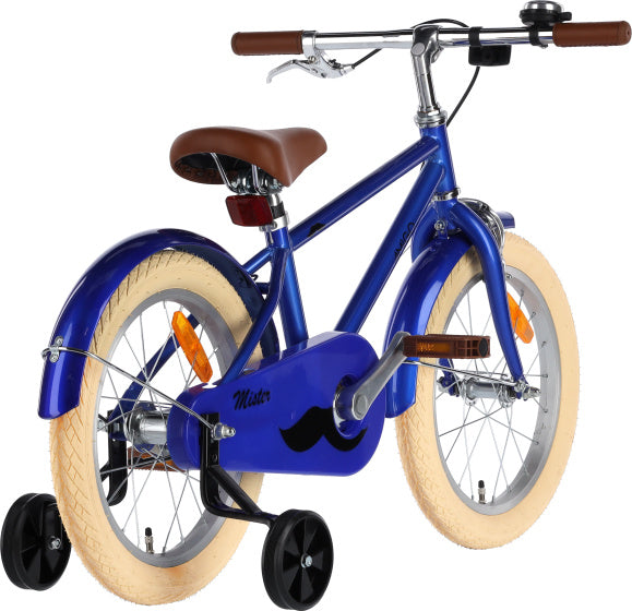 Amigo Mister 16 Inch 24 cm Jongens Terugtraprem Blauw