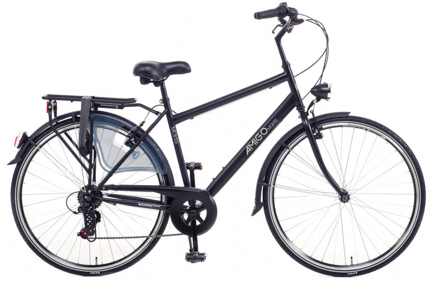 Moves 28 Inch 50 cm Heren 6V V-Brakes Matzwart