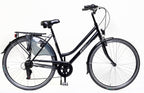 Moves 28 Inch 56 cm Dames 6V V-Brakes Matzwart