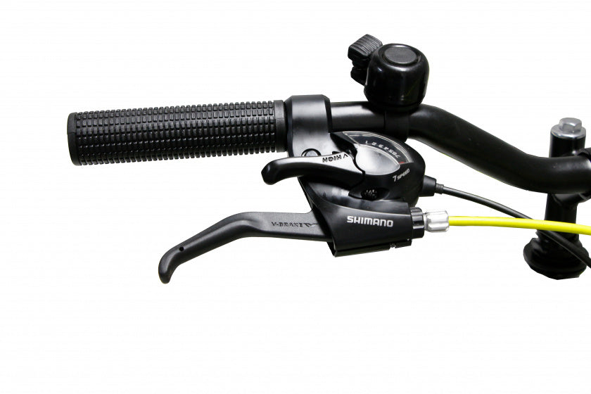 Next Level 24 Inch 39 cm Junior 21V V-Brakes Zwart/Geel