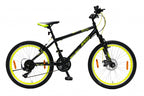 Next Level 24 Inch 39 cm Junior 21V V-Brakes Zwart/Geel
