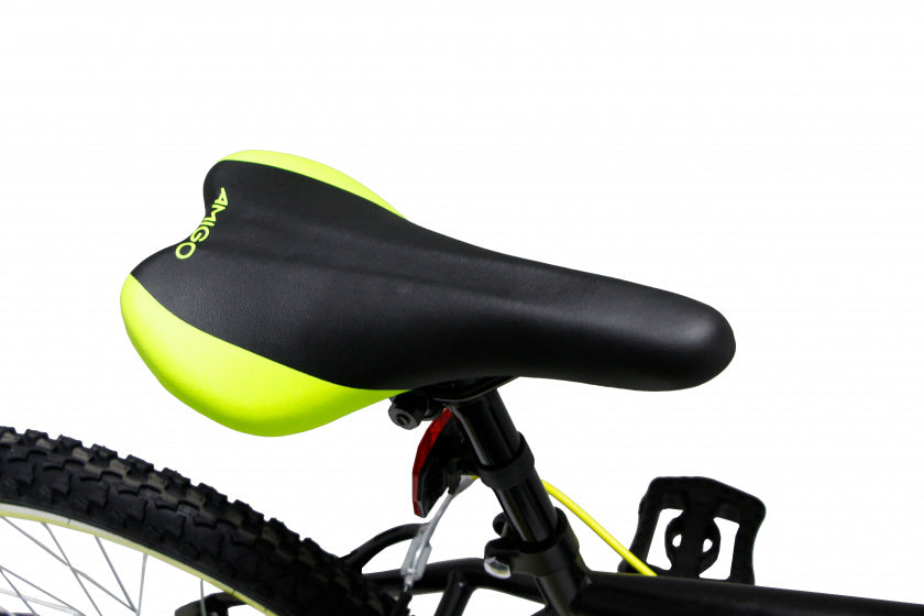 Next Level 24 Inch 39 cm Junior 21V V-Brakes Zwart/Geel