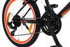 Next Level 24 Inch 39 cm Junior 21V V-Brakes Zwart/Oranje