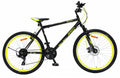 Amigo Next Level 26 Inch 47 cm Unisex 21V V-Brakes Zwart/Geel