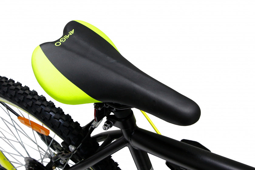 Next Level 26 Inch 47 cm Unisex 21V V-Brakes Zwart/Geel