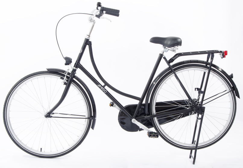 Amigo Fling omafiets 28 Inch 56 cm Dames Terugtraprem Zwart