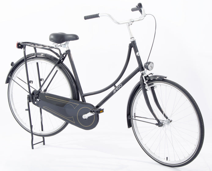 Amigo Fling omafiets 28 Inch 56 cm Dames Terugtraprem Zwart
