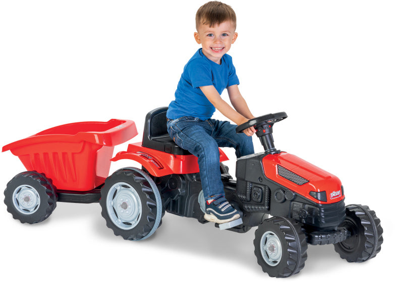 Amigo Active aanhanger voor traptractor groen/zwart