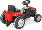Amigo Active accuvoertuig traptractor 6V rood/zwart