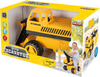 Big graafmachine geel zwart