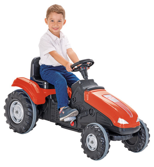 Amigo Mega traptractor rood/zwart