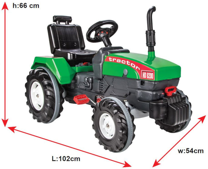 Amigo Super HD 8200 traptractor groen/zwart