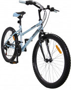 power 24 inch 38 cm meisjes 18v v-brakes ijsblauw