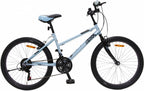 power 24 inch 38 cm meisjes 18v v-brakes ijsblauw