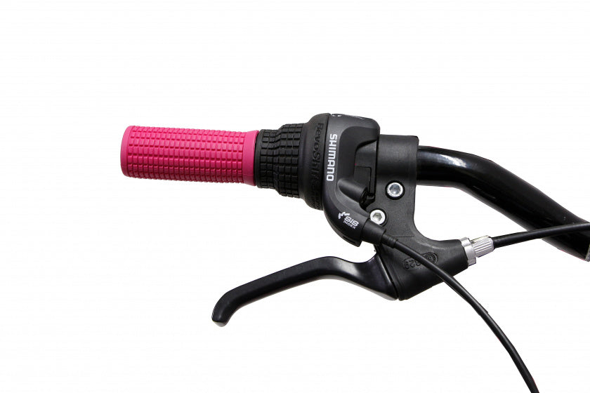 power 26 inch 42 cm meisjes 18v v-brakes zwart/roze
