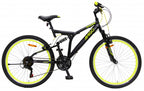 racer 26 inch 48 cm junior 18v v-brakes zwart