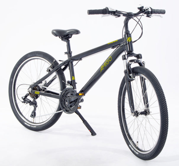 Amigo Rider 24 Inch 36 cm Junior 21V V-Brakes Zwart